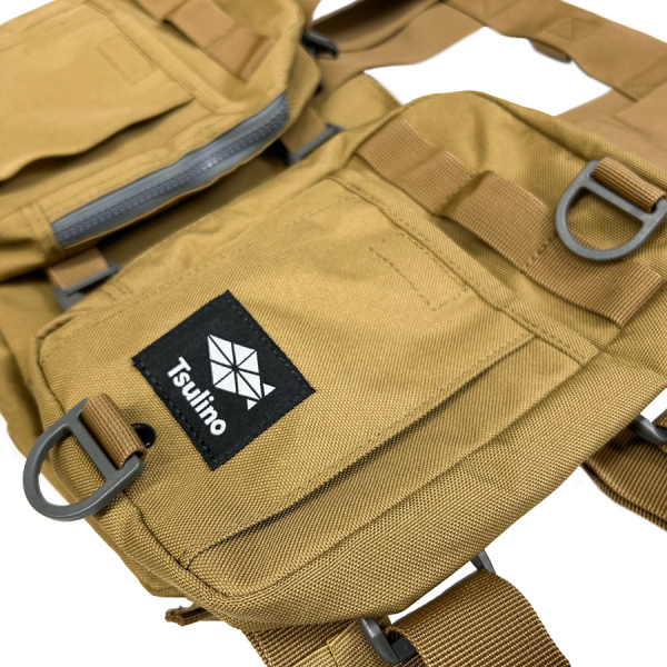 TMストリームベスト タン【ストラップベスト/渓流ベスト/本流ベスト/マウンテンストリームベスト】